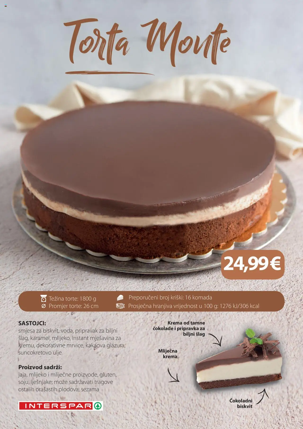 Interspar katalog | vrijedi od 31.03.2025 | Stranica: 13 | Proizvodi: Suncokretovo ulje, Mlijeko, Krema, Šlag