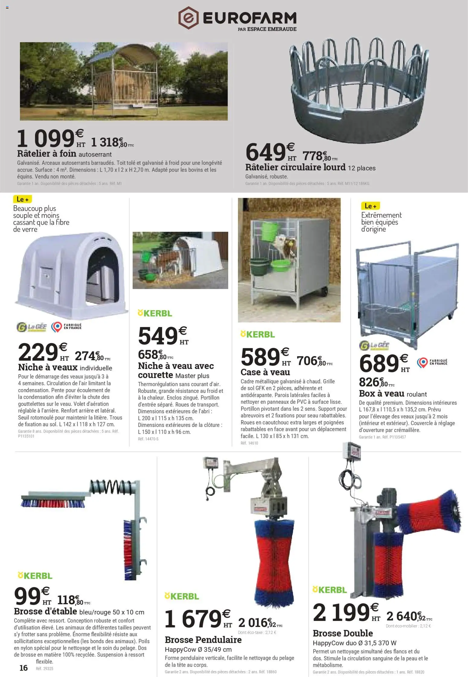 {H1} | Page: 16 | Produits: Brosse, Poignées, Clôture, Suspension