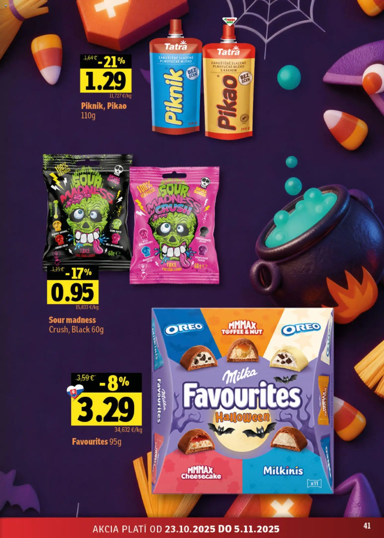 Nové Fresh akcie – leták je platný od 23.10.2025 | Strana: 41 | Produkty: Milka