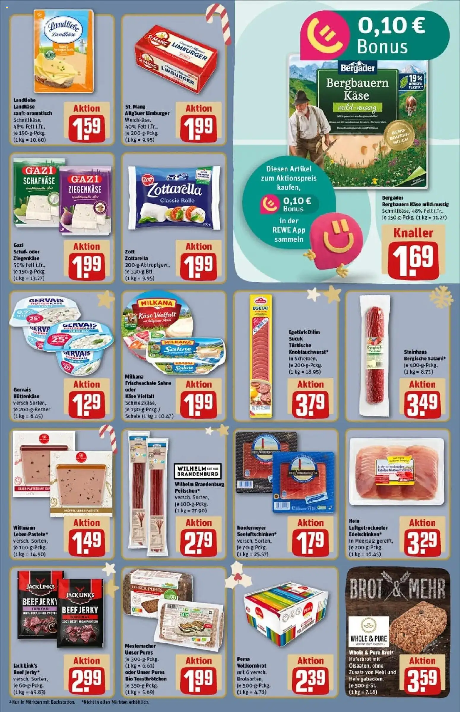 Rewe prospekt Bruckmühl	 – gültig ab 23.11.2025 | Seite: 11 | Produkte: Käse, Ziegenkäse, Vollkornbrot, Brot