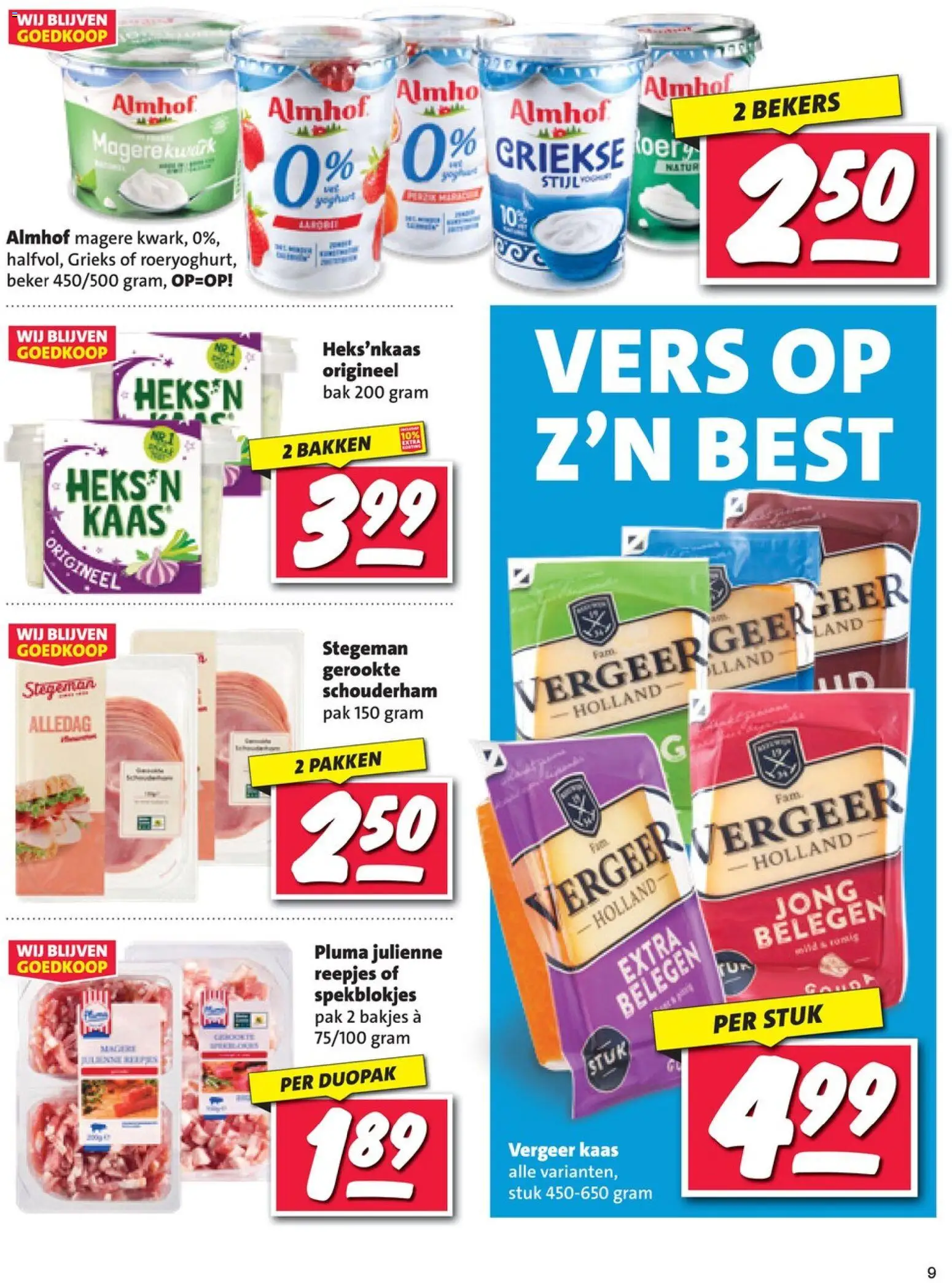 {H1} | Pagina: 9 | Producten: Kaas, Beker