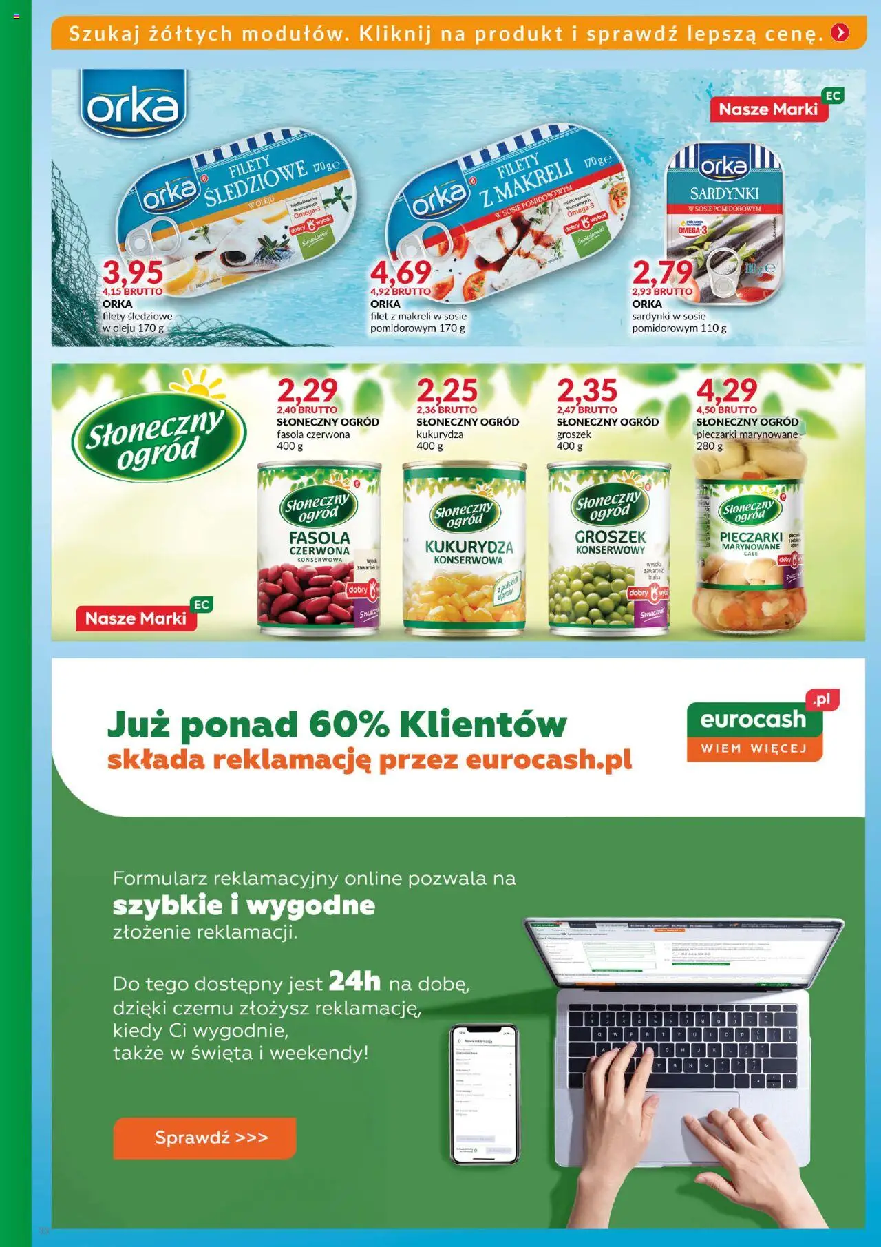 Eurocash Gazetka - Katalog Artykułów Spożywczych od 27.07.2025 | Strona: 33 | Produkty: Groszek, Pieczarki, Kukurydza, Fasola czerwona