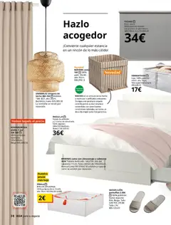 Vista previa Catálogo IKEA para tu negocio válido desde el 02.12.2025 | Página: 38 | Productos: Edredón, Pantuflas, Κασέρι, Cama