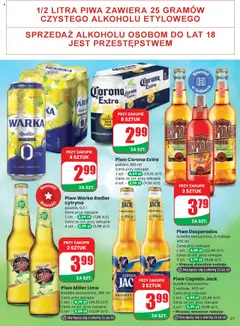WARKA Radler cytryna, puszka, 0,5 l od 20.08.2025 | Strona: 57