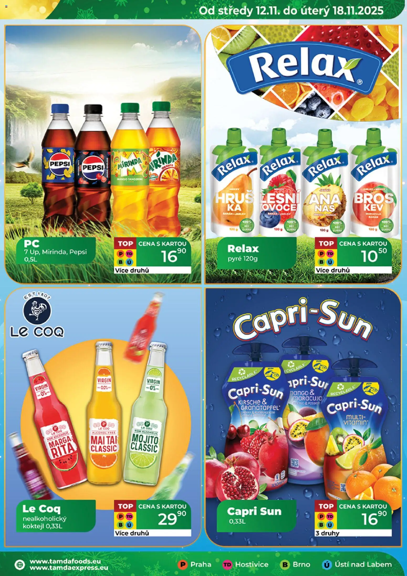 Tamda Foods leták od 12.11.2025 | Strana: 15 | Produkty: Ovoce, Pepsi, Mirinda, Mojito