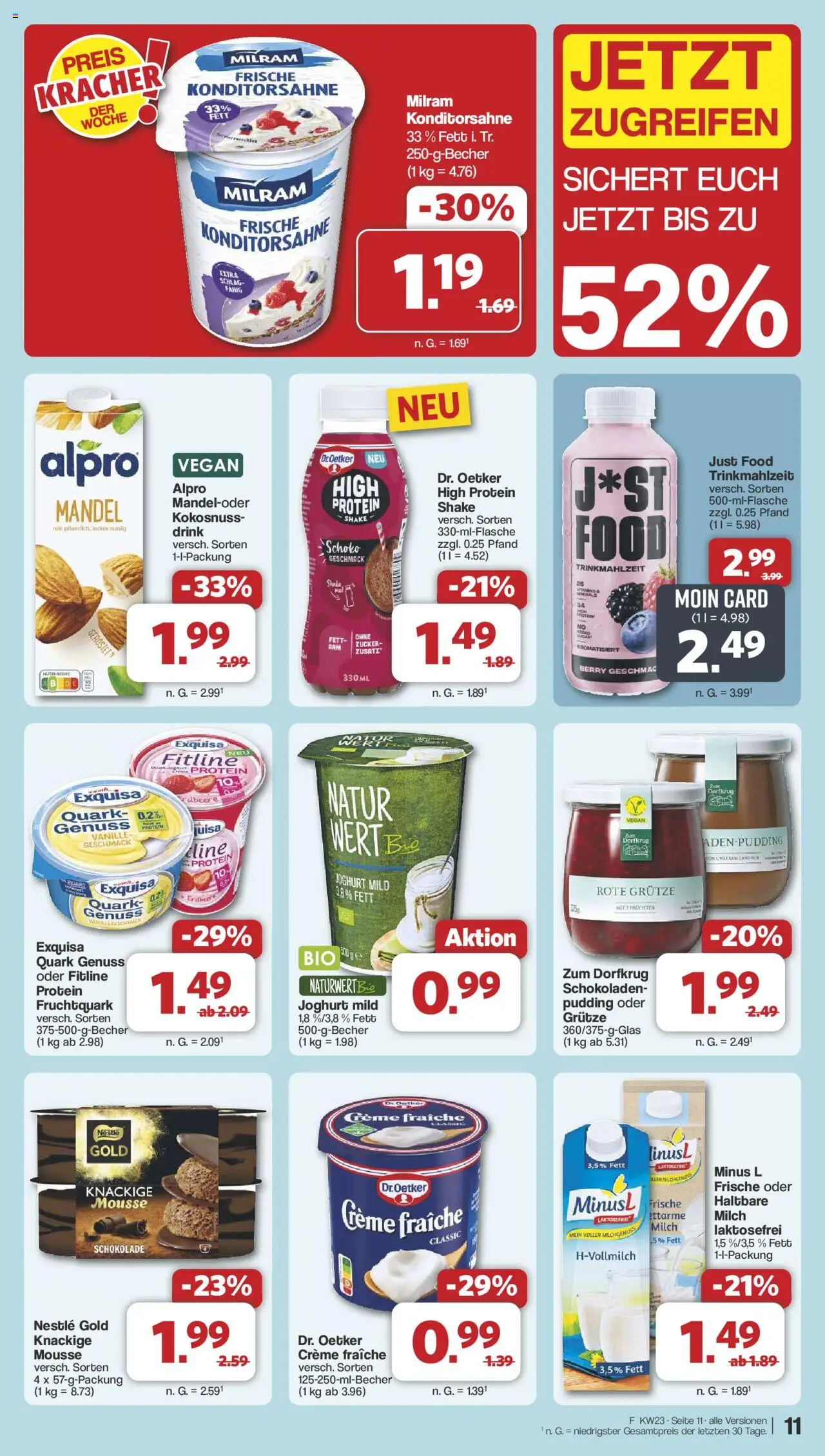Famila Nordwest Prospekt 	 - gültig ab dem 02.06.2025 | Seite: 12 | Produkte: Quark, Schokolade, Alpro, Zucker