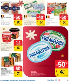 Carrefour market folder week 51 - Voorbeeld van een folder van Carrefour market, geldig van 17.12.2025 | Pagina: 21 | Producten: Ham, Macaroni, Knoflook, Kaas