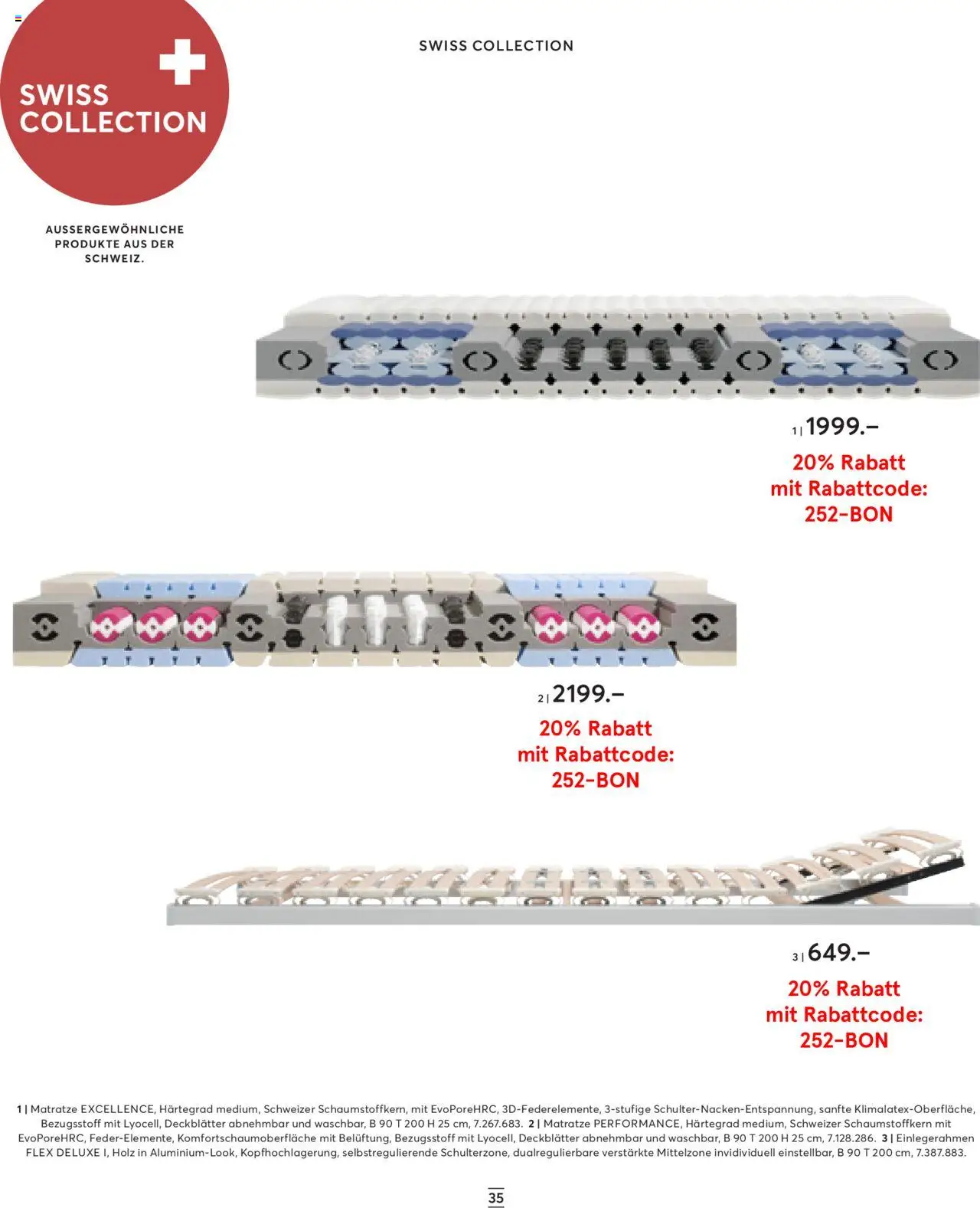 Livique Prospekt – gültig ab 24.09.2025 | Seite: 35 | Produkte: Matratze