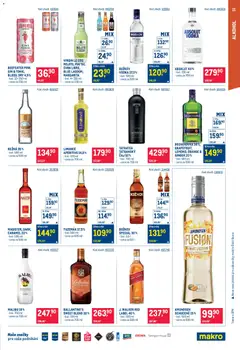 Náhled letáku Makro leták - Maloobchod od 28.01.2026 | Strana: 11 | Produkty: Gin, Red Label, Božkov, Becherovka