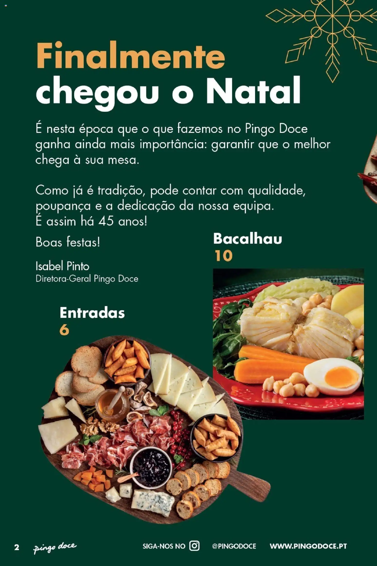 Pingo Doce - Catálogo de Natal │ válido de 25.11.2025 | Página: 2 | Produtos: Bacalhau