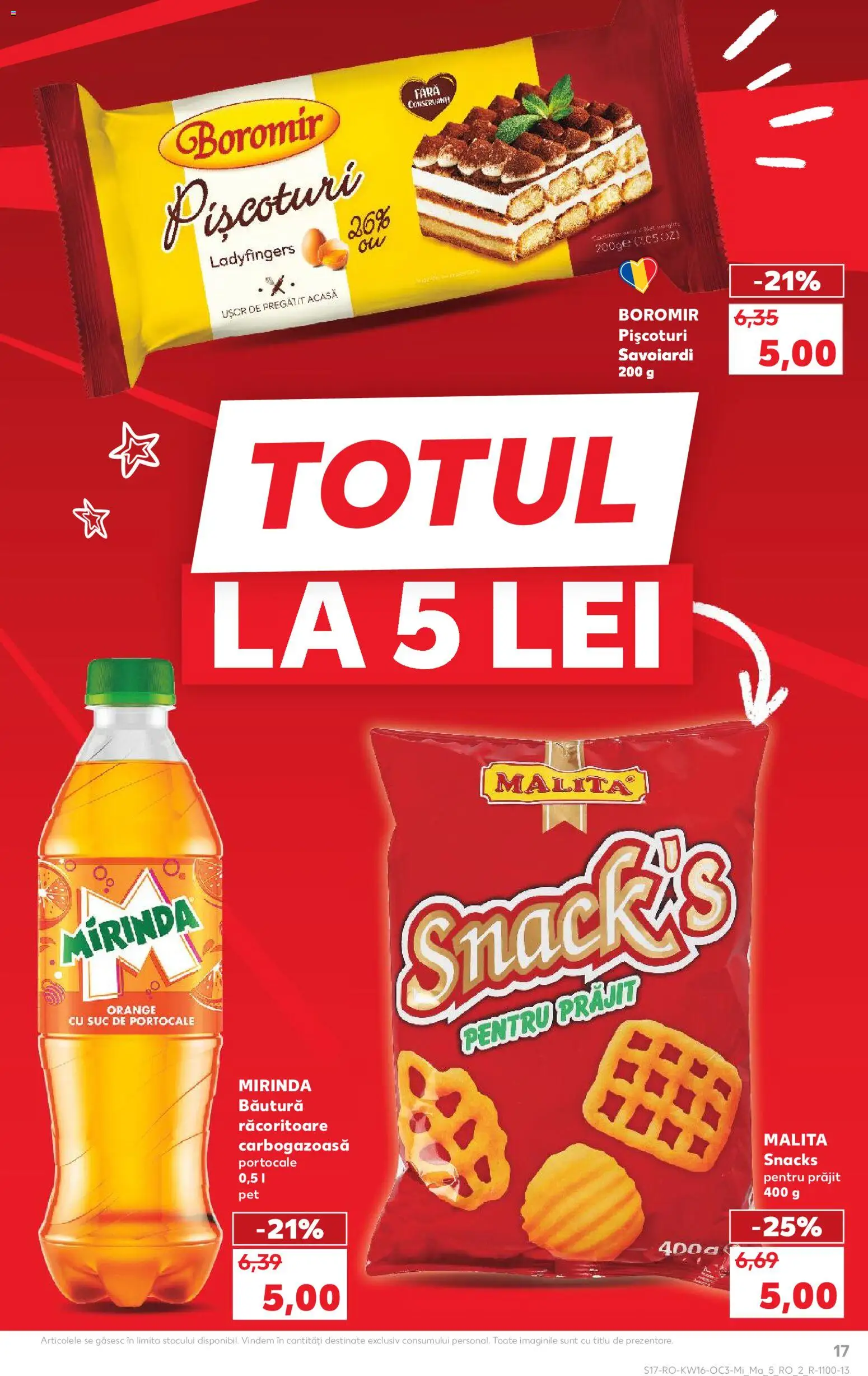 Kaufland RO akciós ujság - amely érvényes a következő dátumtól: 15.04.2026 | Oldal: 17