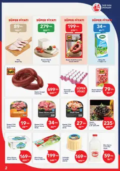Kim Market Katalog - 18.09.2025 tarihinden itibaren geçerlidir | Sayfa: 2 | Ürünler: Peynir, Salam, Sosis, Hindi füme