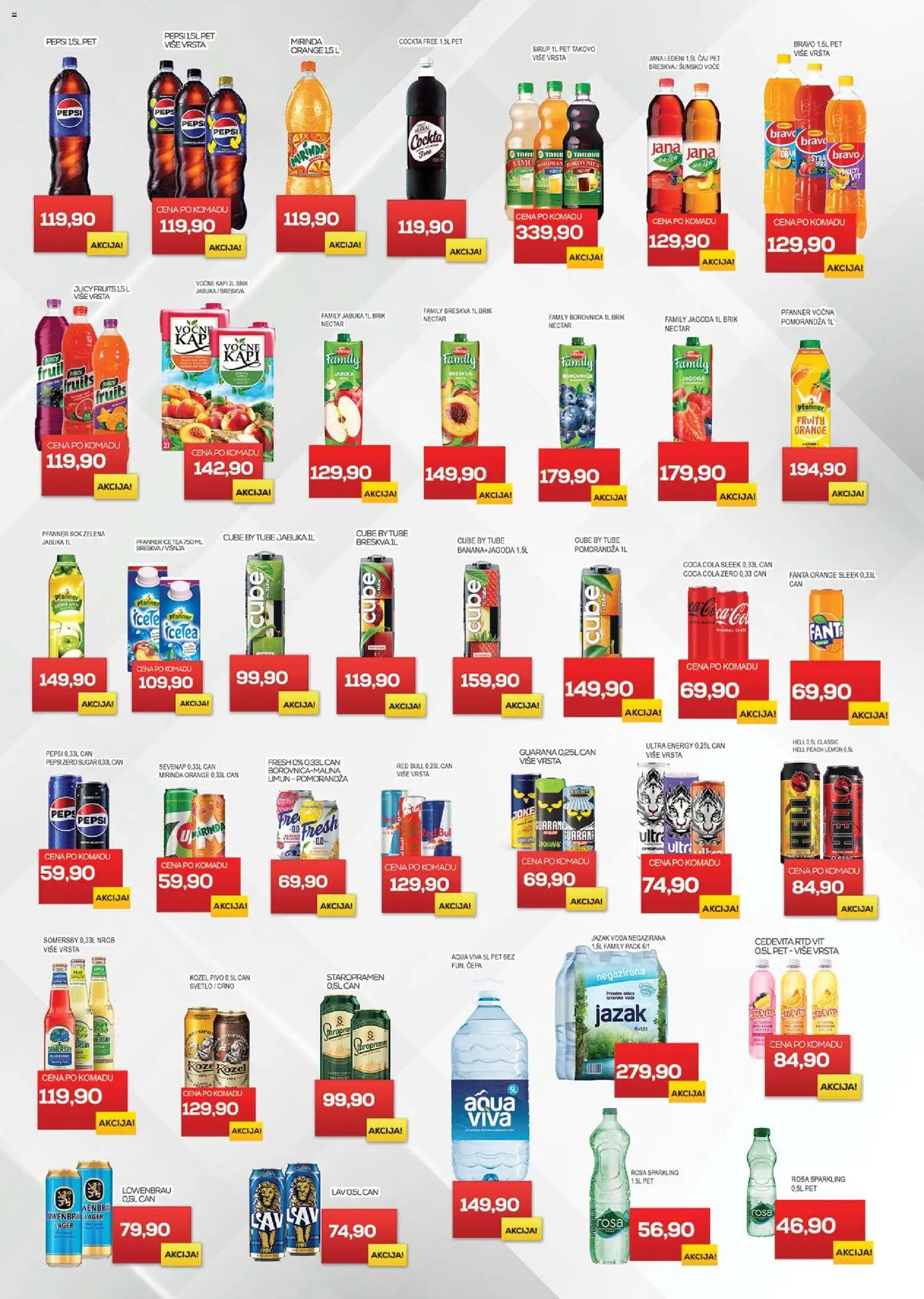 Medius katalog - važi od 27.01.2026 | Strana: 14 | Proizvode: Borovnica, Somersby, Sirup, Limun