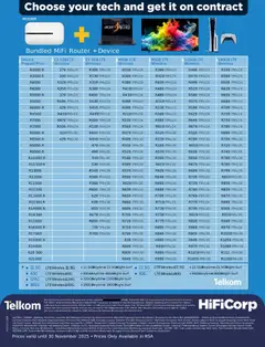 HiFi Corp specials catalogue – valid from 01.11.2025 | Page: 4 | Products: Data, Sim, Router