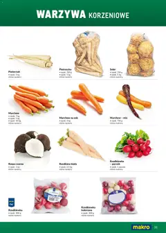 Pogląd oferty "Makro Gazetka - Ultra fresh" - ważna od 01.03.2026 | Strona: 31 | Produkty: Pietruszka, Sok, Warzywa