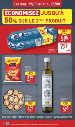  | Page: 16 | Produits: Olive, Thon naturel, Thon, Biscuits