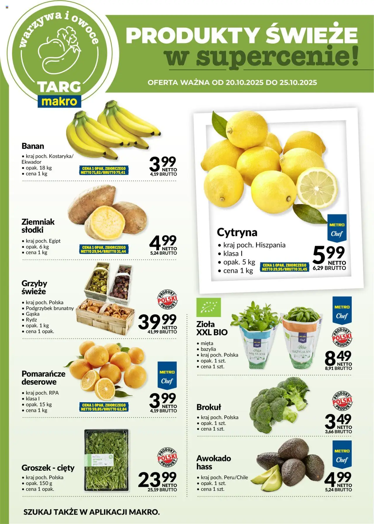 Makro Gazetka - Produkty świeże w supercenie od 20.10.2025 | Strona: 5
