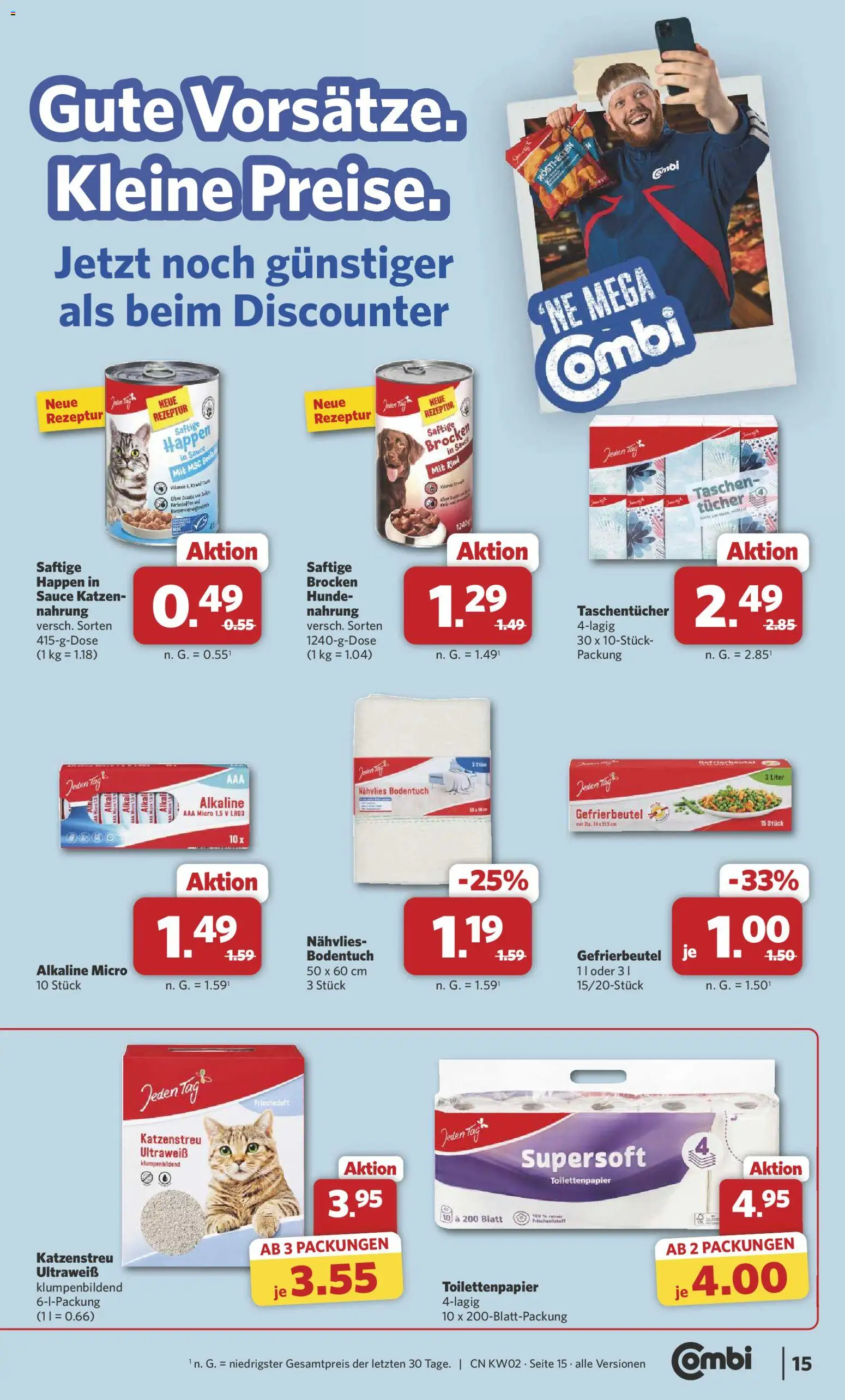 Combi Prospekt 	 – gültig ab 05.01.2026 | Seite: 15 | Produkte: Toilettenpapier