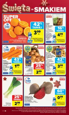 Pogląd oferty "Carrefour Gazetka" - ważna od 15.12.2025 | Strona: 16 | Produkty: Karta, Por, Jabłka, Ziemniaki