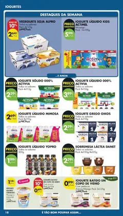 Pré-visualização IOGURTE MAGRO CREMOSO, Pêssego e maracujá 500g válido de 31.03.2026 | Página: 20