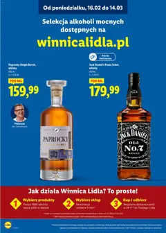 Pogląd oferty "Jack Daniel's Paula Scher, whisky, 700 ml whisky" - ważna od 16.02.2026 | Strona: 26