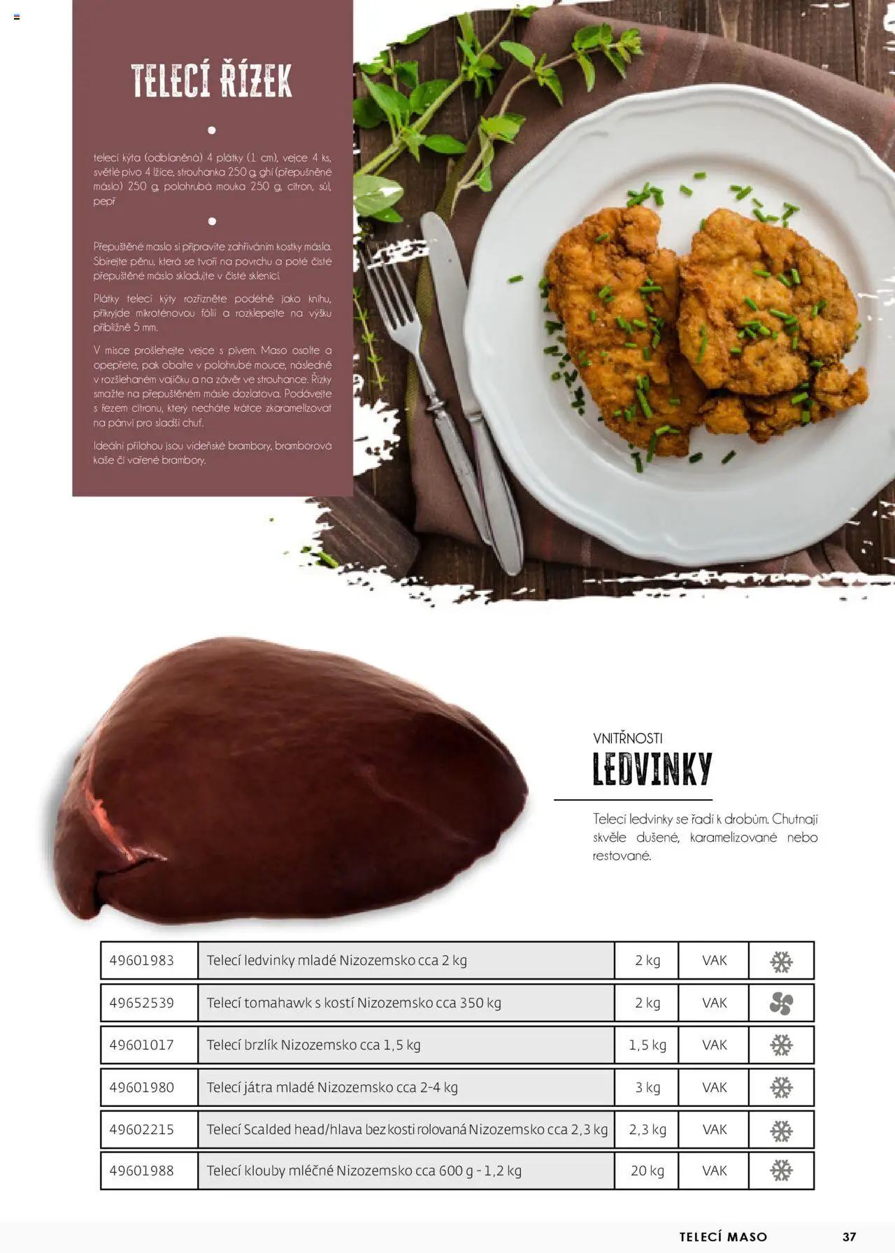 Jip katalalog - Maso 2025 od 01.01.2025 | Strana: 37 | Produkty: Polohrubá mouka, Přepuštěné máslo, Mouka, Kaše