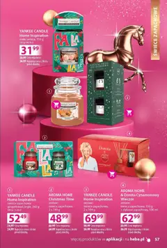 Pogląd oferty "Hebe Gazetka - Katalog" - ważna od 02.12.2025 | Strona: 57 | Produkty: Świece