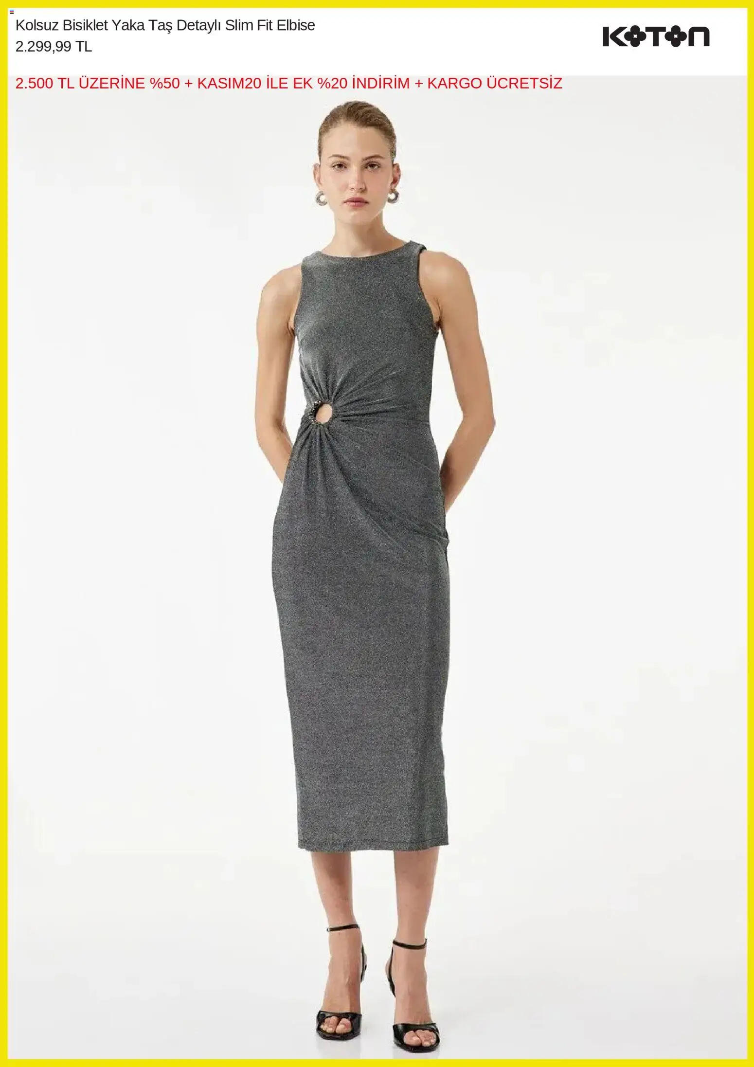 Koton Black Friday - 27.11.2025 tarihinden itibaren geçerlidir | Sayfa: 10 | Ürünler: Elbise
