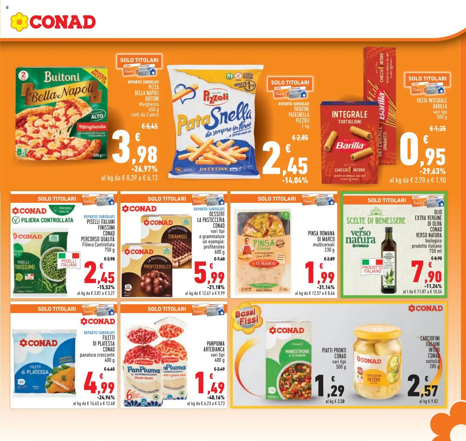 Volantino Conad del 06.11.2025 | Pagina: 17 | Prodotti: Minestrone, Verdure, Olive, Olio extra vergine