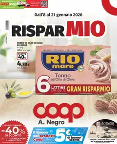 Anteprima del volantino COOP Genova, A. Negro catalogo valido a partire dal 08.01.2026