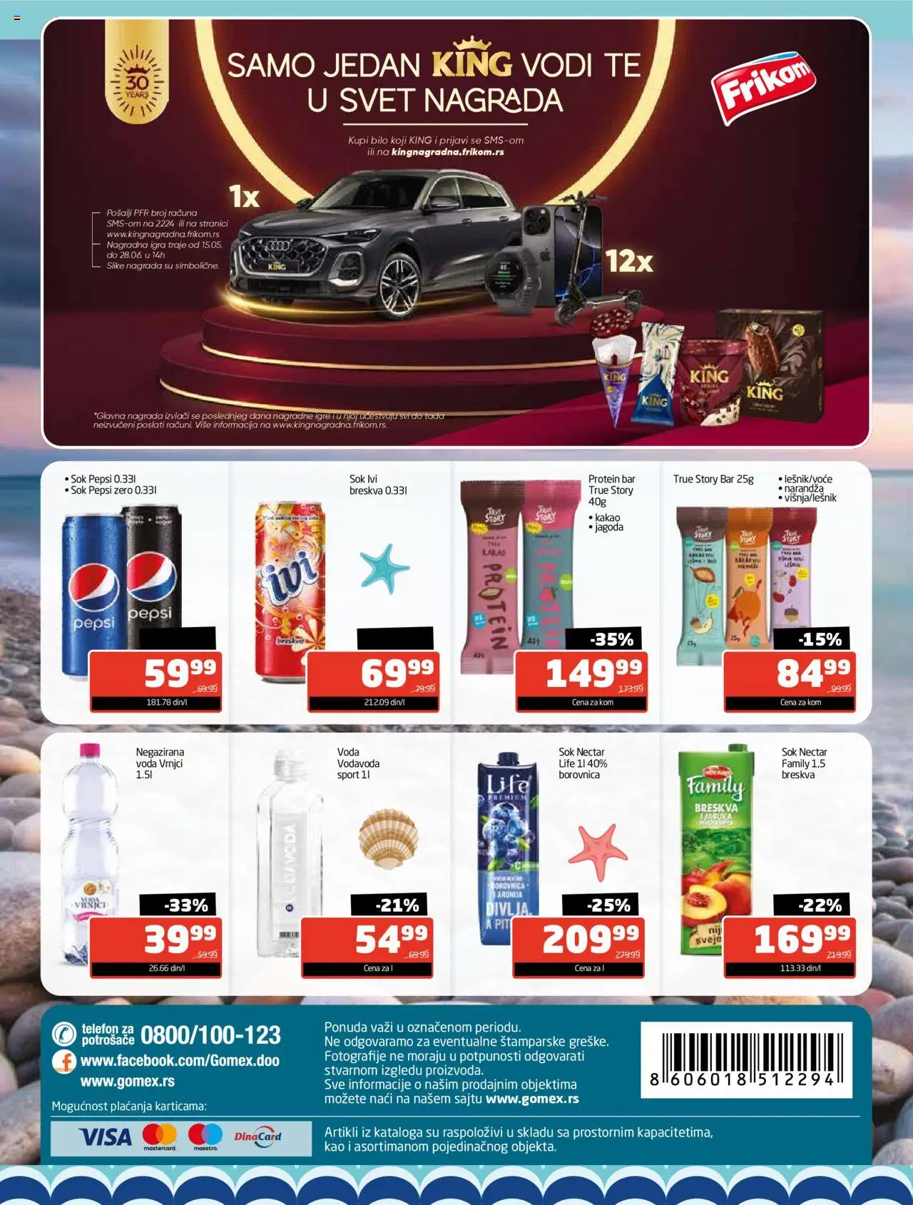 Gomex katalog - važi od 09.06.2025 | Strana: 8 | Proizvode: Protein, Jagoda, Sok, Breskva