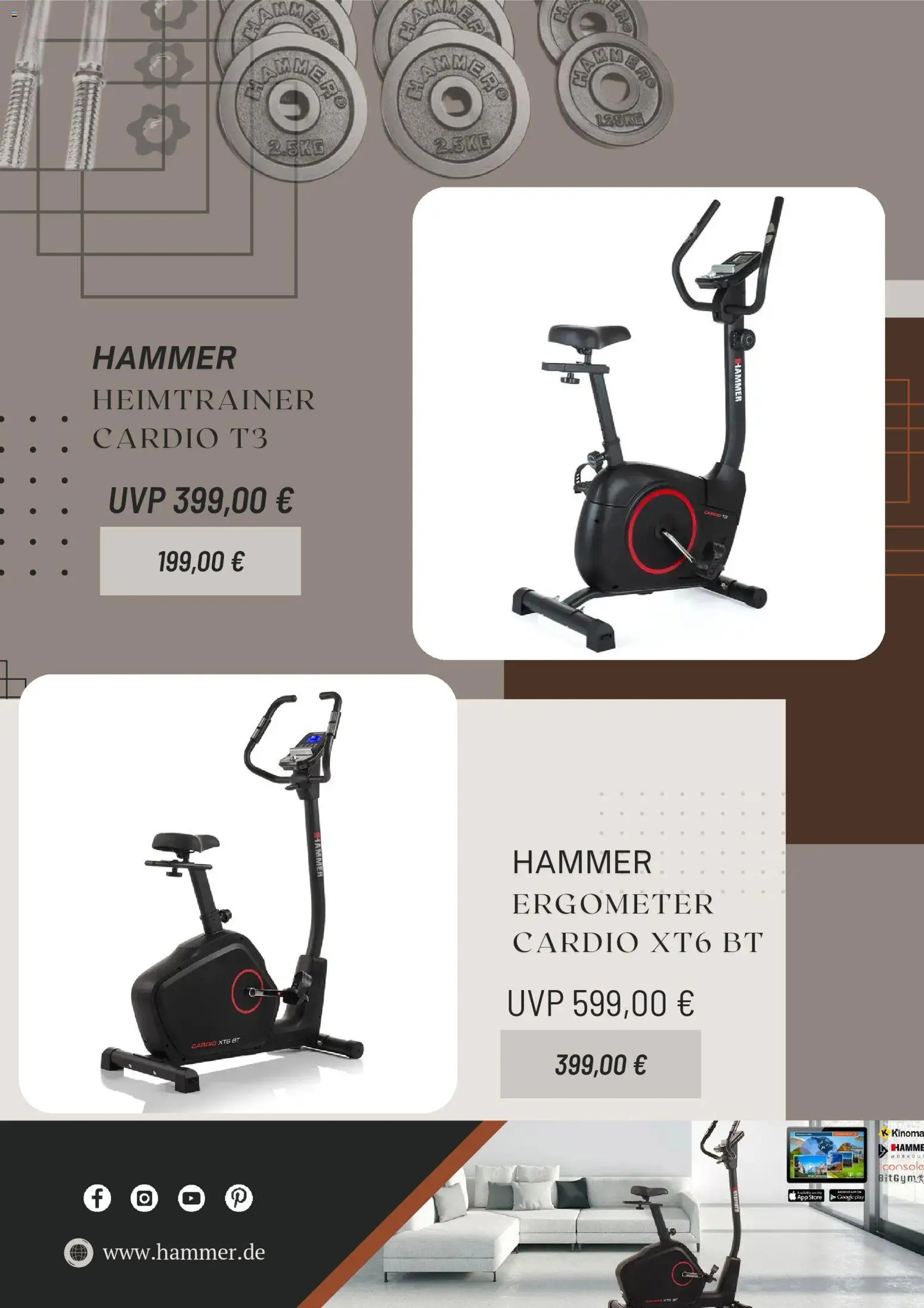 Hammer Prospekt 	 – gültig ab 27.02.2026 | Seite: 4 | Produkte: Heimtrainer, Ergometer