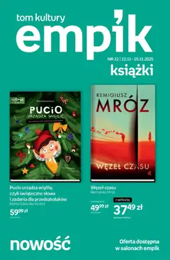 Pogląd oferty "Empik promocje - Tom kultury Książki" - ważna od 12.11.2025