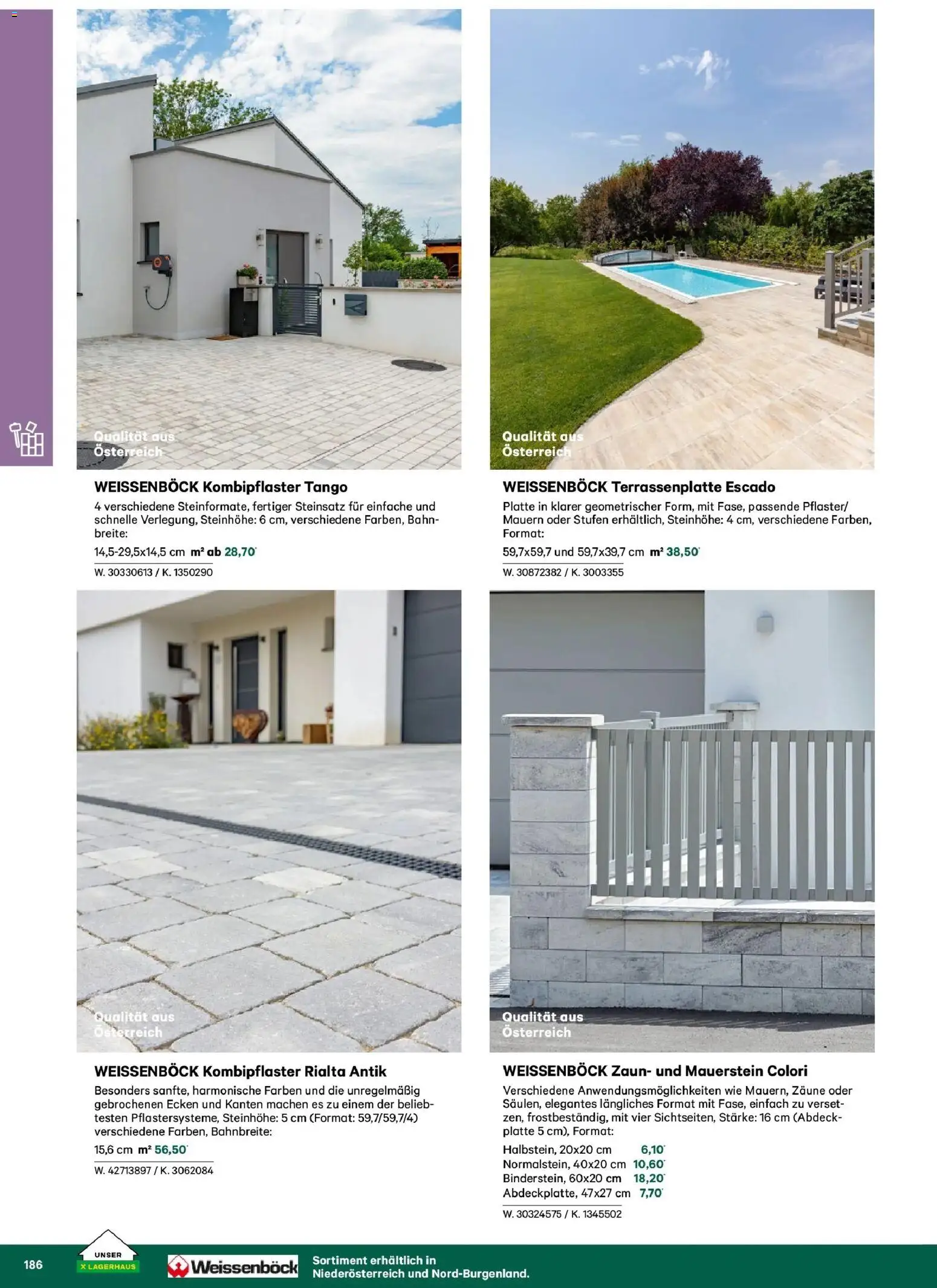 Lagerhaus Garten & Freizeit Katalog 2026 - Schweiggers, Bad Aussee  gültig ab 01.03.2026 | Seite: 186