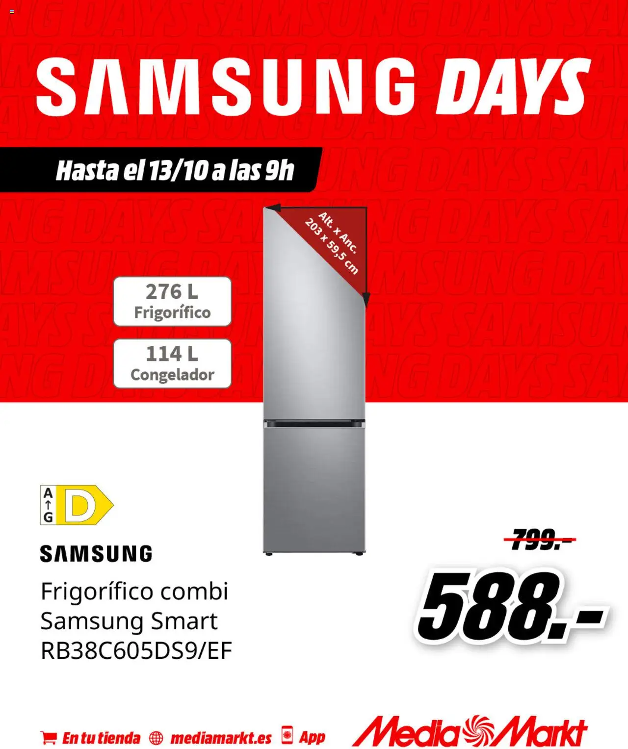 Media Markt folleto │ válido desde el 09.10.2025 | Página: 2 | Productos: Congelador, Combi