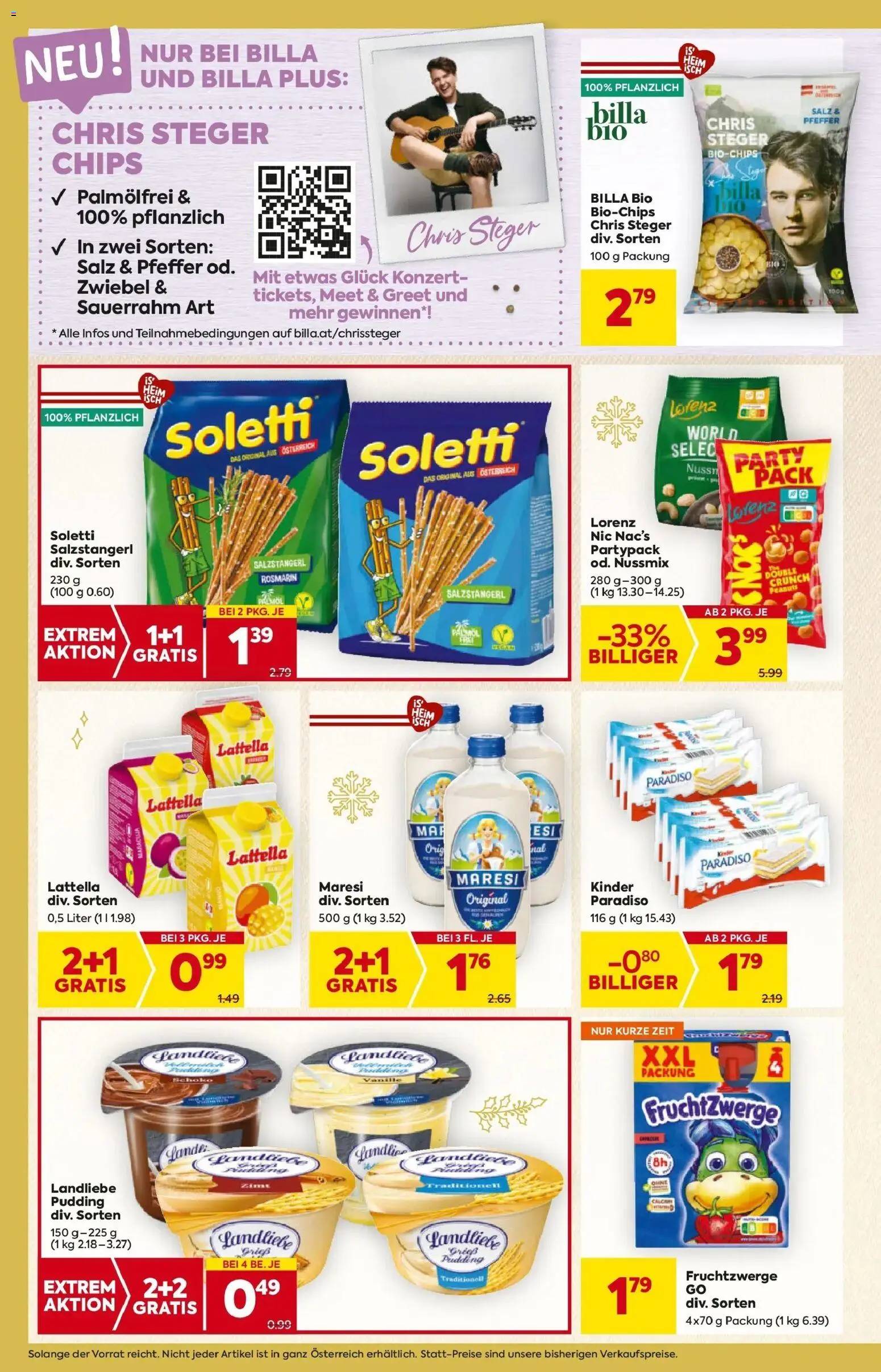 Billa Flugblatt - Bad Radkersburg, Ramsau, Fehring gültig ab 20.11.2025 | Seite: 12 | Produkte: Chips, Salz, Pfeffer, Sauerrahm