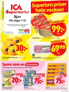 ICA Supermarket - Bjuv - Förhandsvisning av reklamblad från butik ICA Supermarket aktuell från 25.08.2025