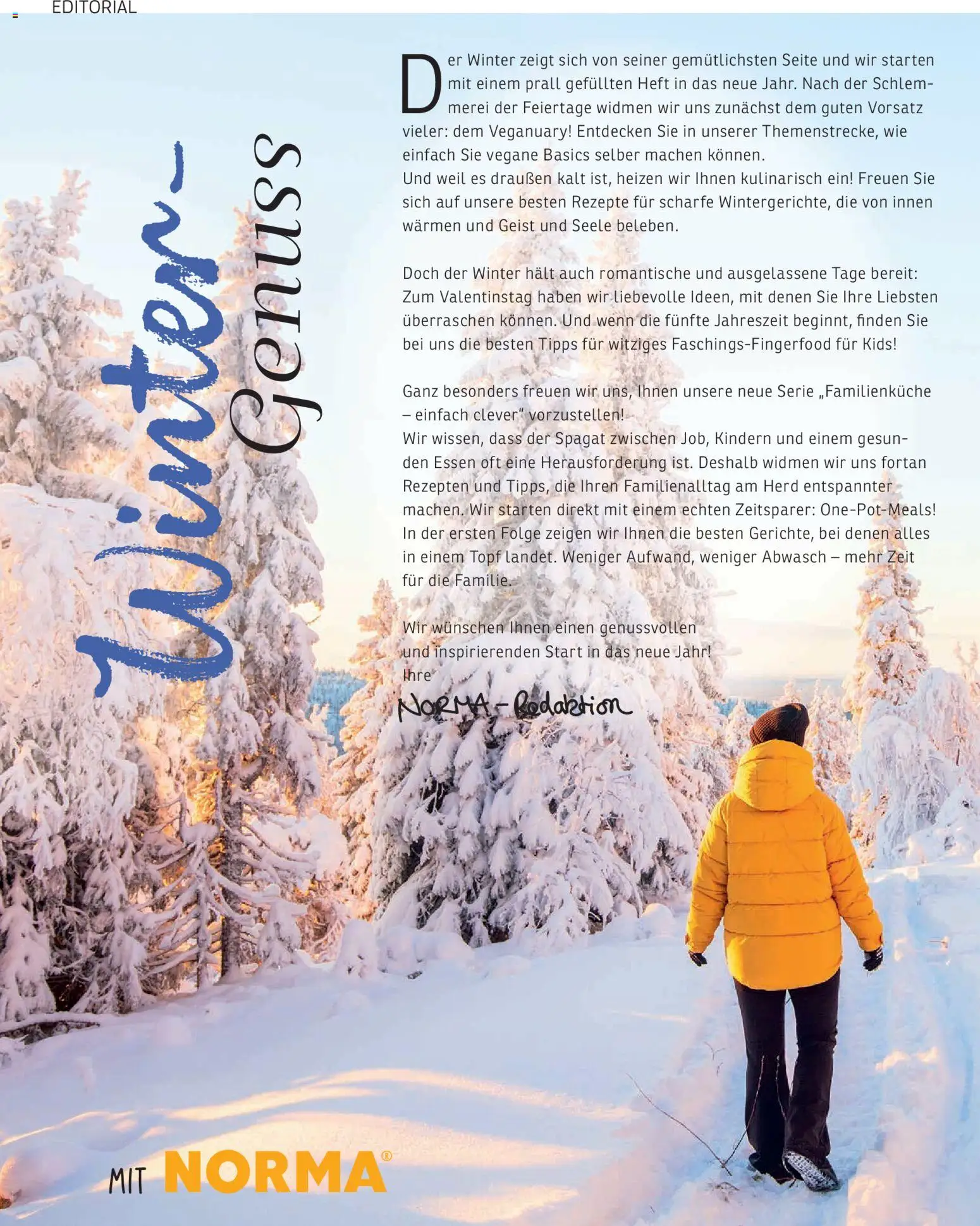 Norma NORMAgazin Januar/Februar 2026 – gültig ab 01.01.2026 | Seite: 2 | Produkte: Herd