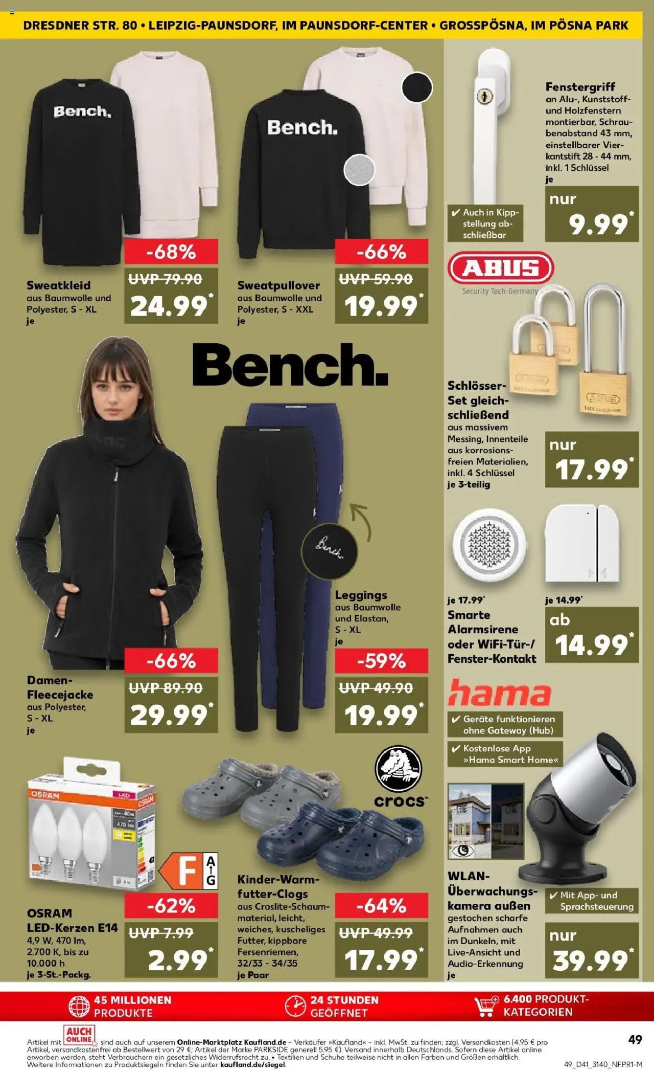 Kaufland prospekt Taucha	 – gültig ab 09.10.2025 | Seite: 49 | Produkte: Kamera, Sweatshirt, Leggings