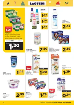 Vista previa Alimerka folleto Asturias válido desde el 13.11.2025 | Página: 6 | Productos: Leche desnatada, Leche, Yogur, Μαγειρική εστία