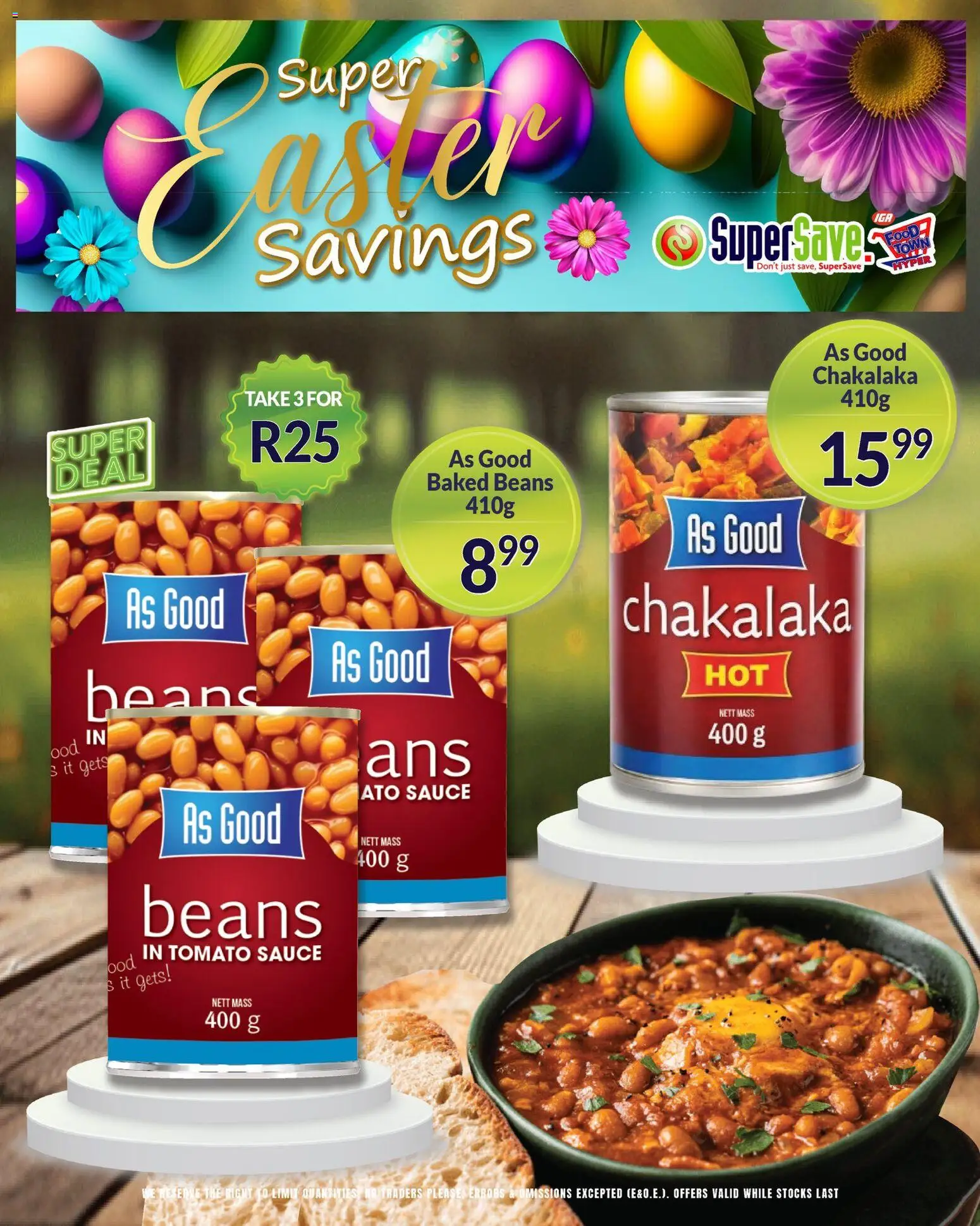 Super Save Easter Specials  | 01/04/2026 | How to get a limited discount? Save today! | South Africa