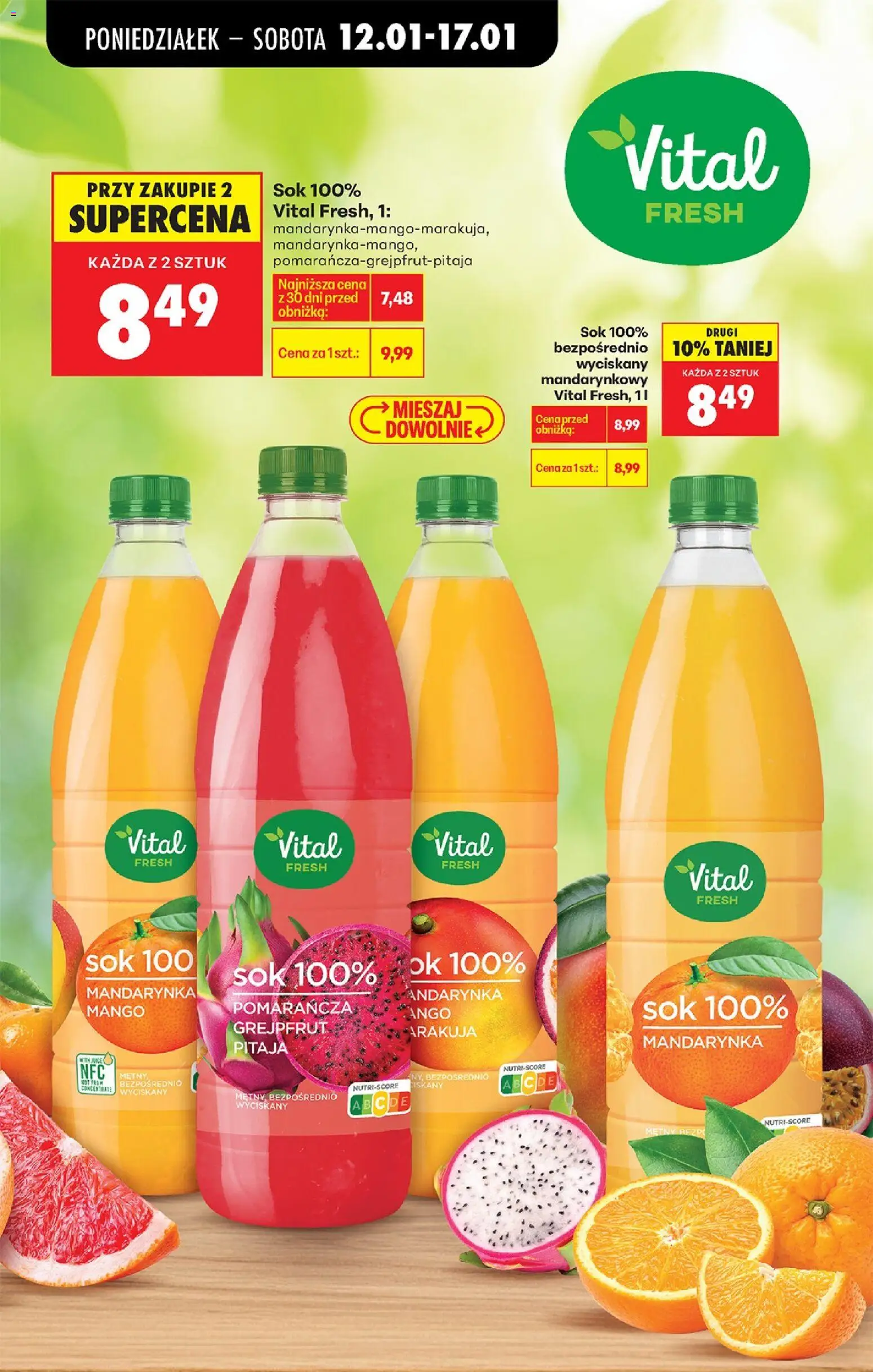 Biedronka gazetka od 12.01.2026 | Strona: 78 | Produkty: Mango, Pitaja, Sok, Grejpfrut
