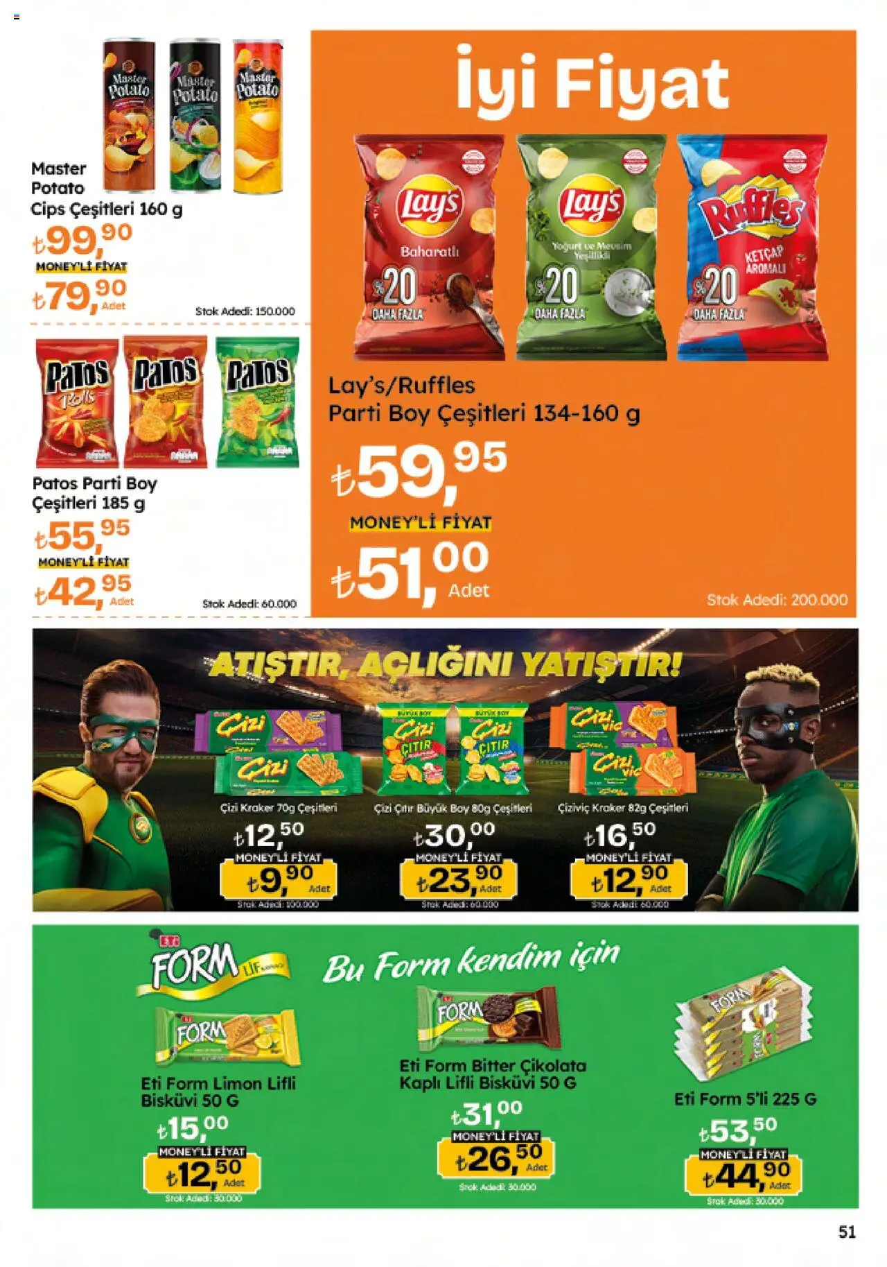 Migros Katalog - Migroskop - 22.05.2025 tarihinden itibaren geçerlidir | Sayfa: 51 | Ürünler: Çikolata, Cips, Ketçap, Limon