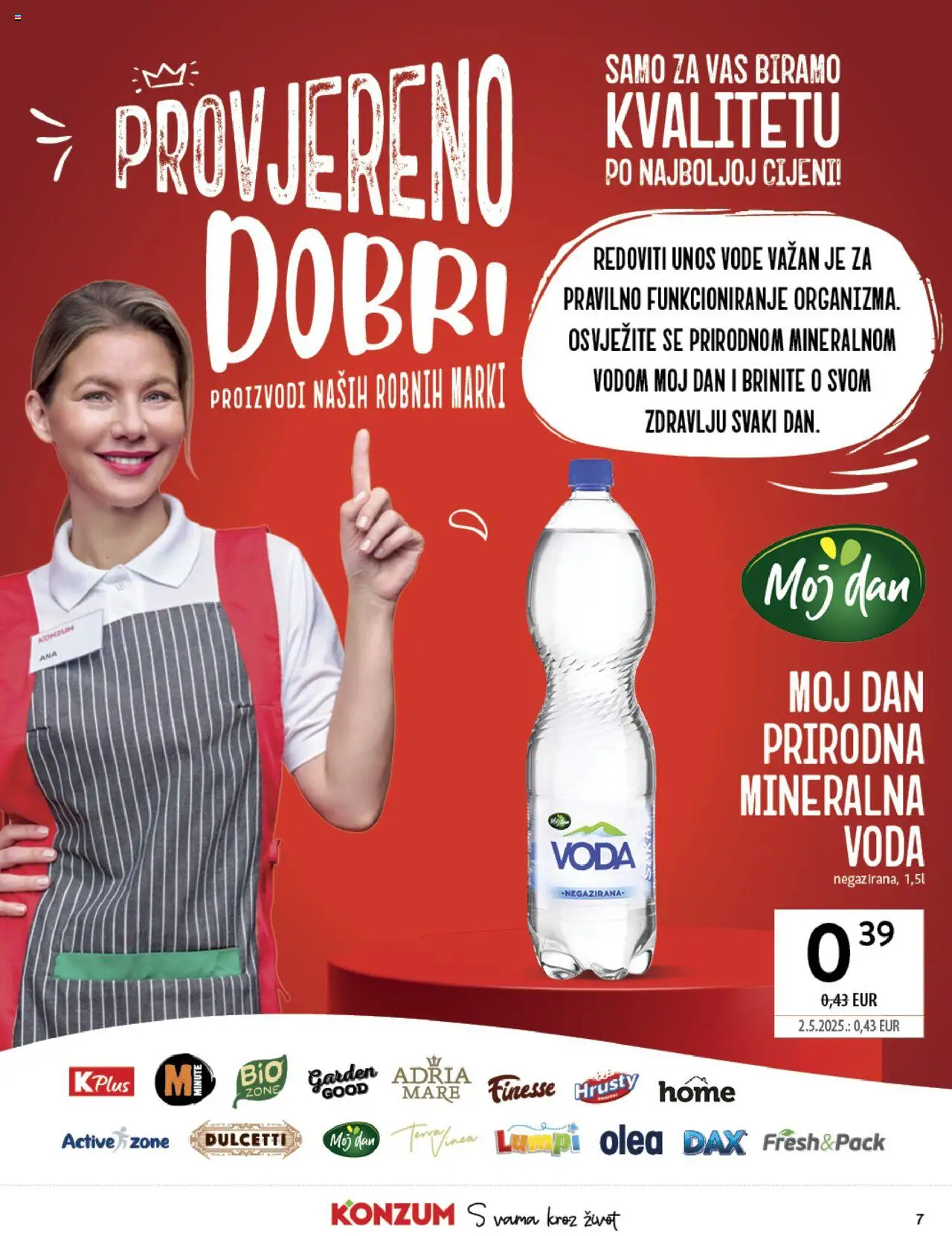 Konzum HR akciós ujság - amely érvényes a következő dátumtól: 06.08.2025 | Oldal: 7