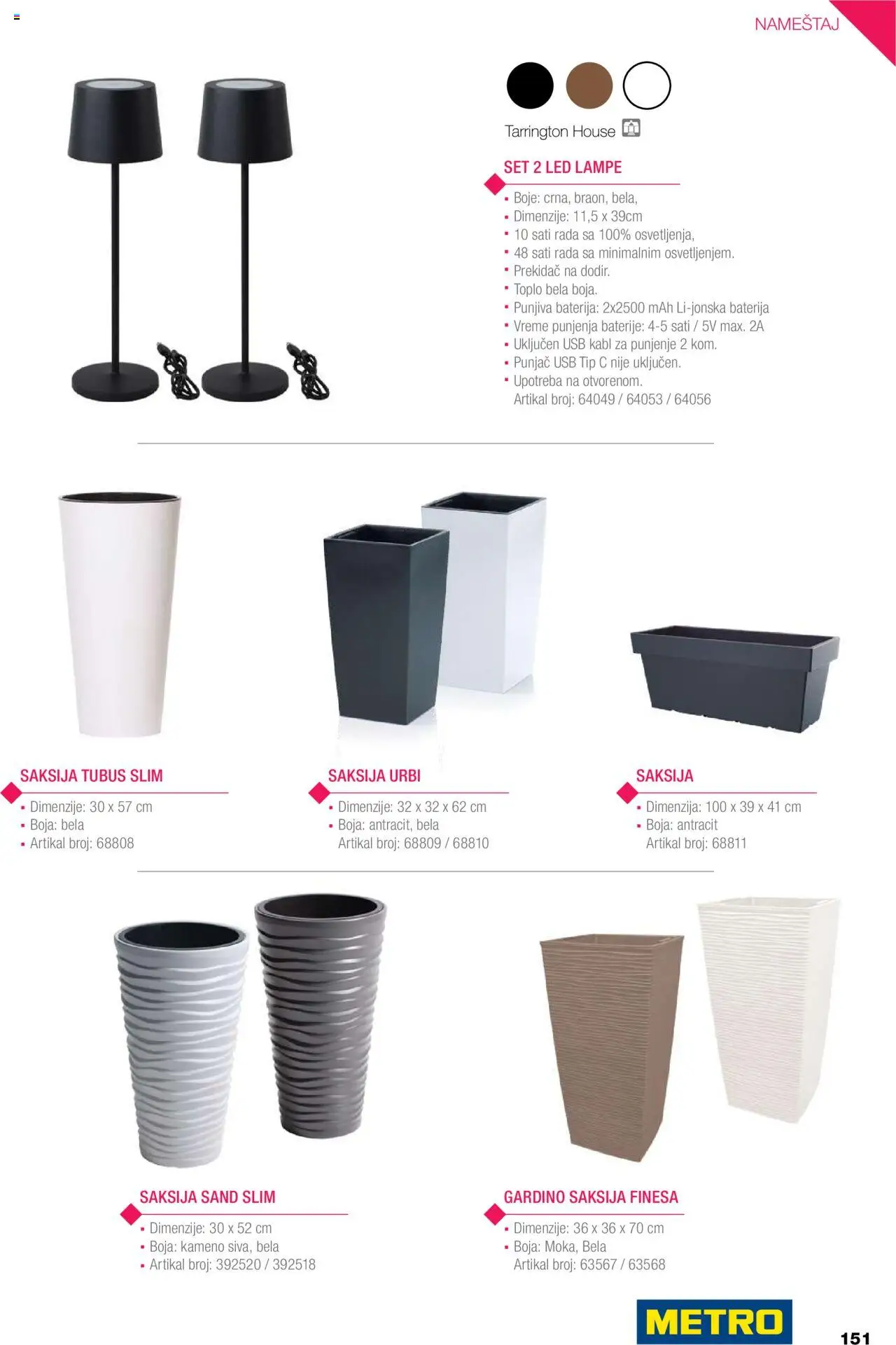 Metro katalog - važi od 05.05.2025 | Strana: 151 | Proizvode: Baterija, Kabl, USB, Baterije