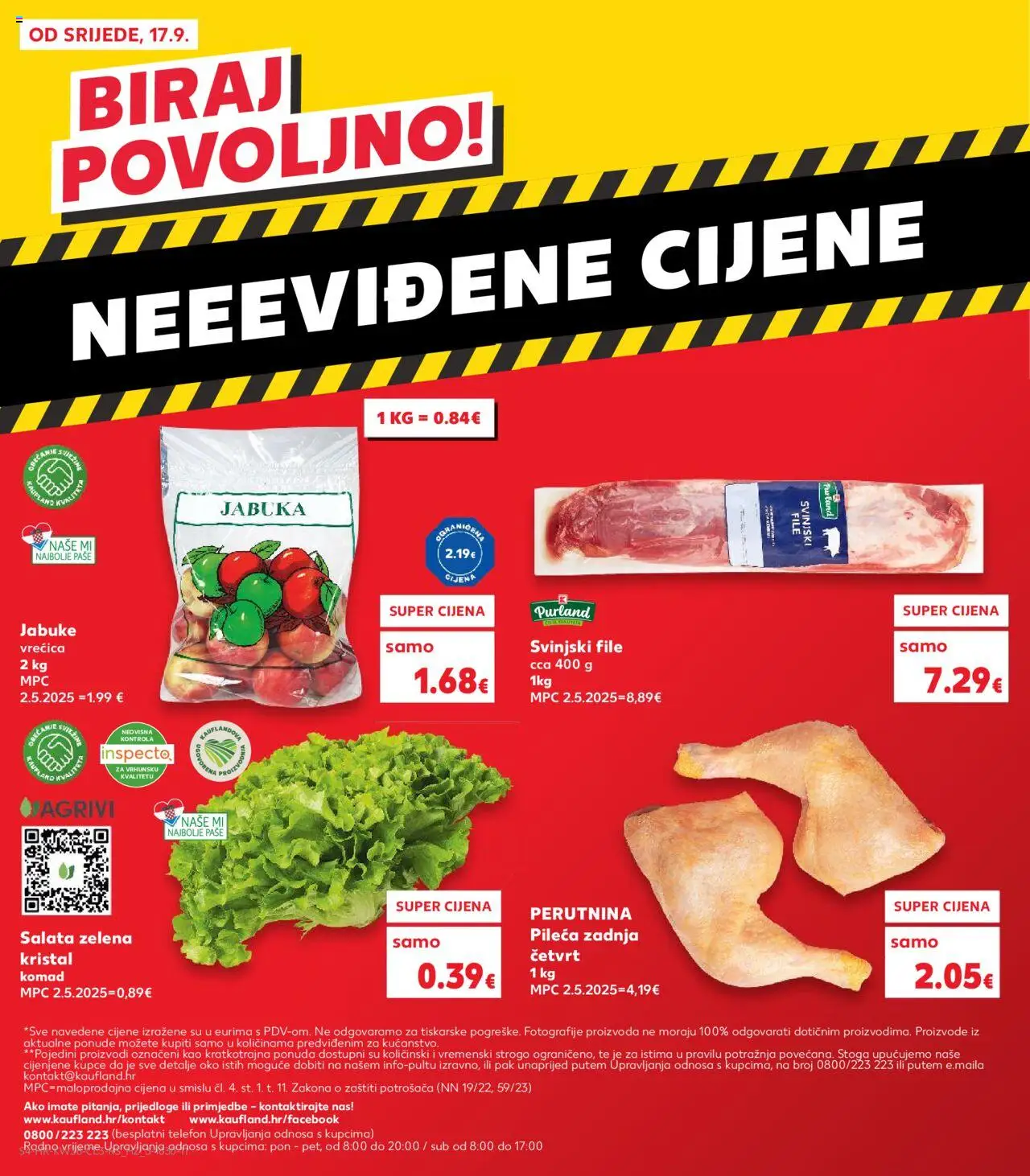 Kaufland katalog | vrijedi od 17.09.2025 | Stranica: 4 | Proizvodi: Jabuke, Salata, Telefon, Jabuka