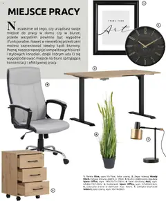 Pogląd oferty "Black Red White Gazetka - Katalog rodzinnych wnętrz" - ważna od 24.05.2024 | Strona: 126 | Produkty: Fotel, Biurko, Lampka biurkowa, Ramka