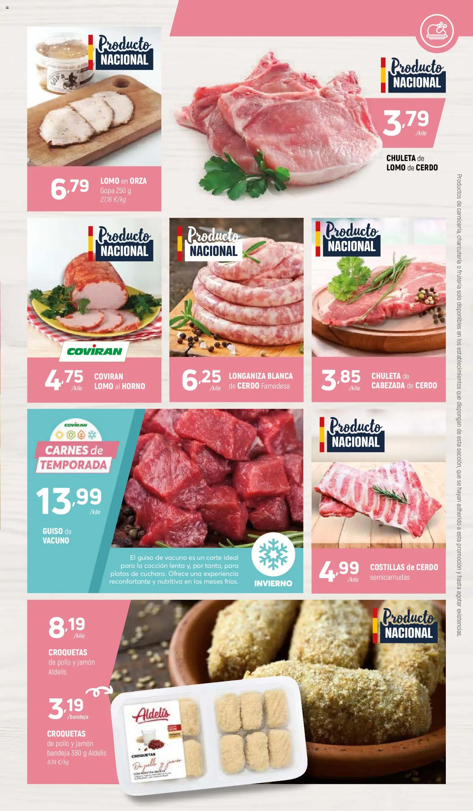 Coviran - La Corunya │ válido desde el 27.01.2026 | Página: 3 | Productos: Jamón, Cerdo, Croquetas, Bandeja