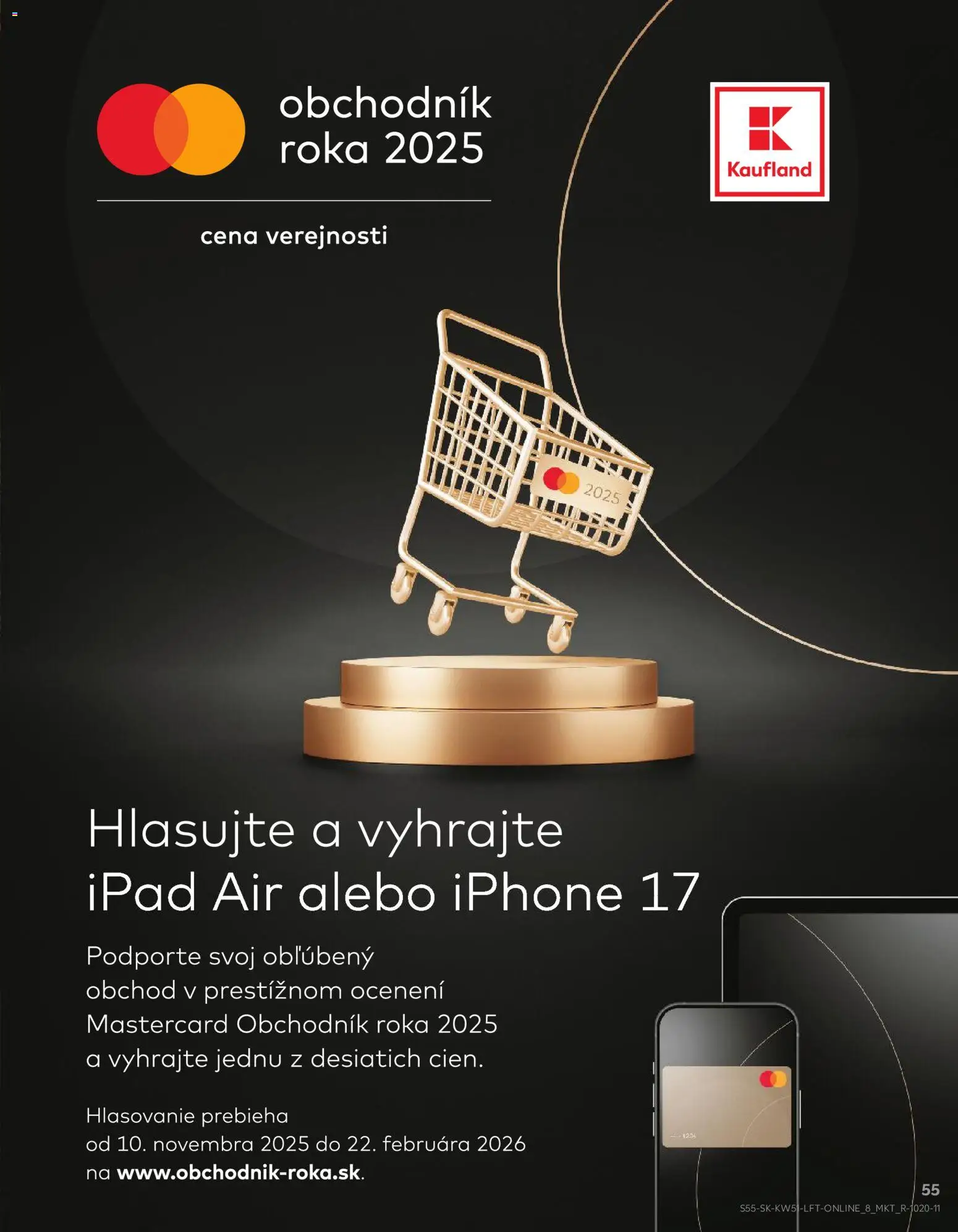 Nové Kaufland akcie – leták je platný od 18.12.2025 | Strana: 55 | Produkty: Tablet, Apple, Iphone