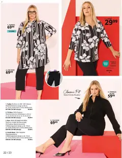 Ulla Popken akciós újság - amely érvényes a következő dátumtól: 01.04.2026 | Oldal: 22 | Termékek: Tunika